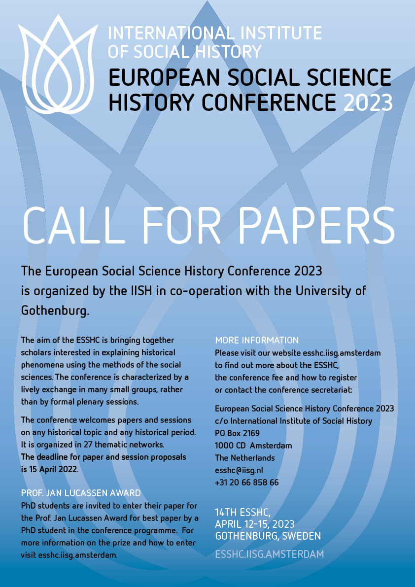 European Social Science History Conference 2023